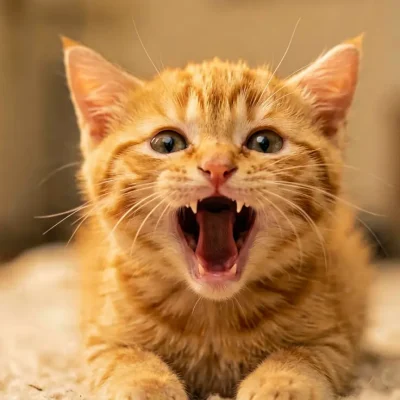 صدای گربه کوچولو